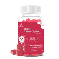 Zenius Vitamin C Gummies for Skin Care & Immunity Booster (Lychee Flavor) - Zenius India