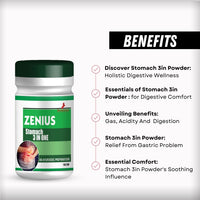 Zenius Stomach 3in Powder Excellent for constipation and cough & Improves Digestion - 100gm - Zenius India