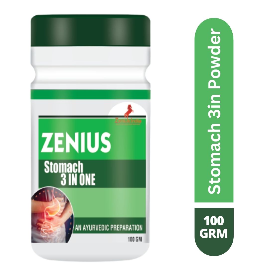 Zenius Stomach 3in Powder Excellent for constipation and cough & Improves Digestion - 100gm - Zenius India