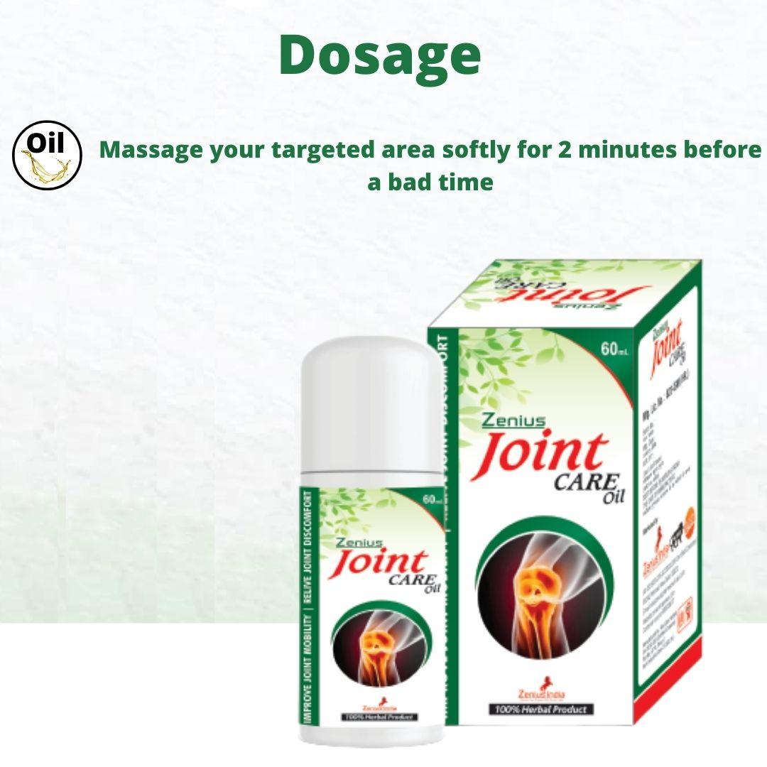 Zenius Joint Care Oil for Joint Pain Relief Oil & Joint Support MediciZenius Joint Care Oil is the Best Ayurvedic oil for joint pain for people who are suffering from joint pain. It can be a nightmare for old age people. Our Joints heaGeneral WellnessZenius IndiaJoint Pain Relief Oil & Joint Support Medicine - 60ml Oil