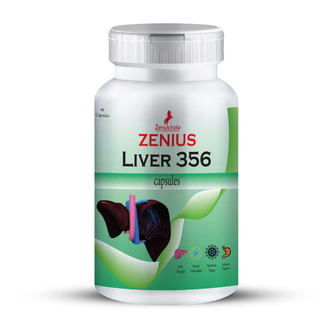 Zenius Liver 365 Ayurvedic Capsule for Liver Care with Milk Thistle Extract - Zenius India