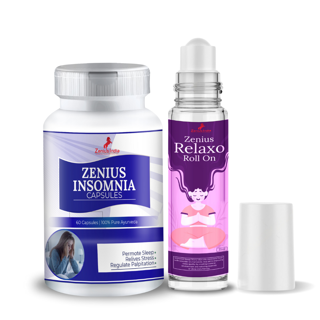 Zenius Relaxo Roll-On Kit for Stress Relief - Zenius India