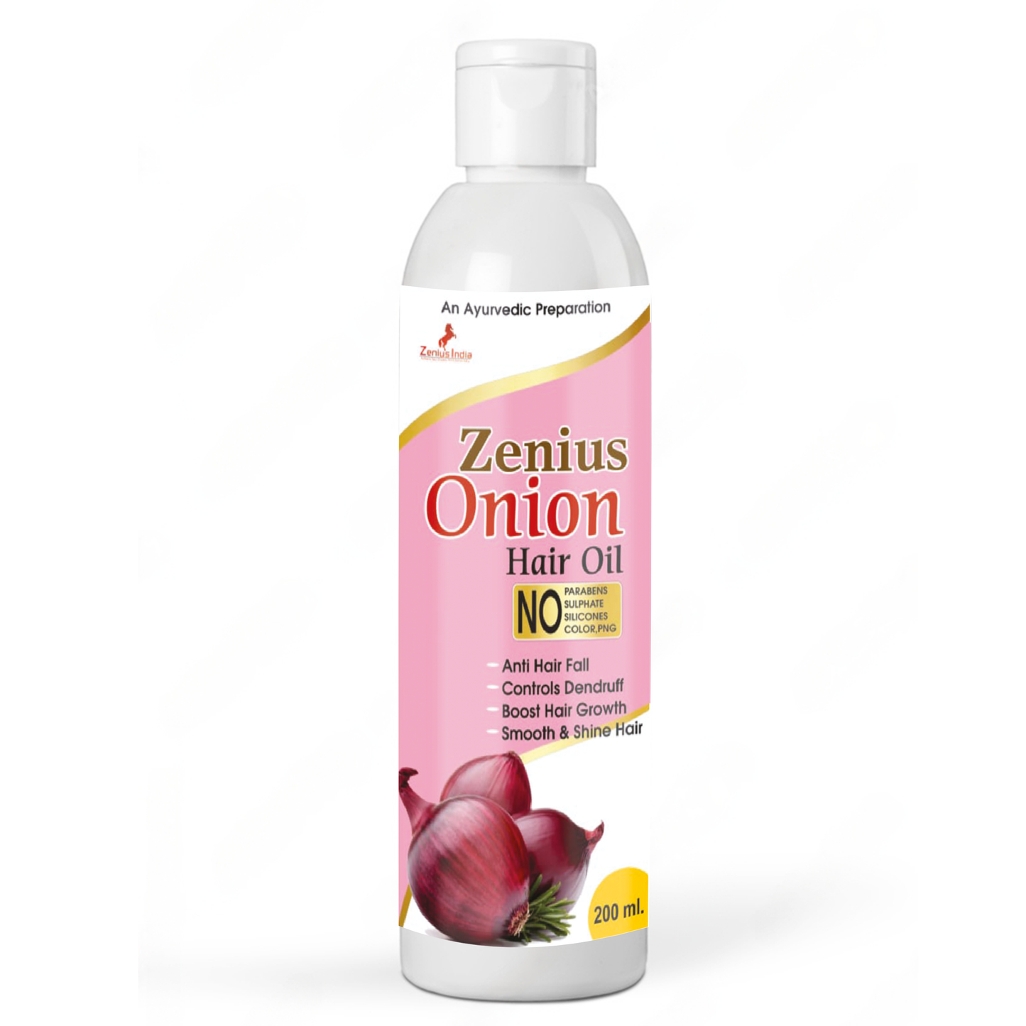 Zenius Onion Hair Oil for Hair Fall Control - 200ml Oil - Zenius India