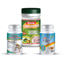 Zenius Piles Care Kit Beneficial for Treats All Types of Piles & Hemorrhoids - 100gm powder + 60 Capsule & Tablets - Zenius India