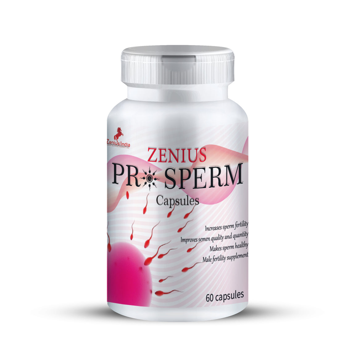 Zenius Pro Sperm Capsules for sperm count increase medicine - 60 Capsules - Zenius India