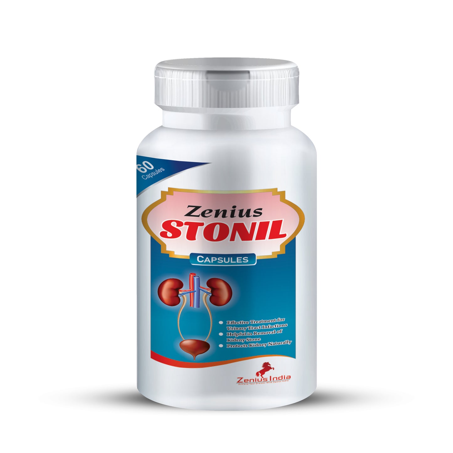 Zenius Stonil Capsule for Kidney Stone Removal Medicine | Kidney StoneZenius Stonil Capsule is the best Ayurvedic Medicine for Kidney Stone is precisely made for those who are looking for a treatment that can give them long term freedoGeneral WellnessZenius IndiaKidney Stone Treatment (60 Capsules)