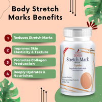 Zenius Stretch mark capsule for Body Stretch Marks Removal Medicine-60 Capsules - Zenius India