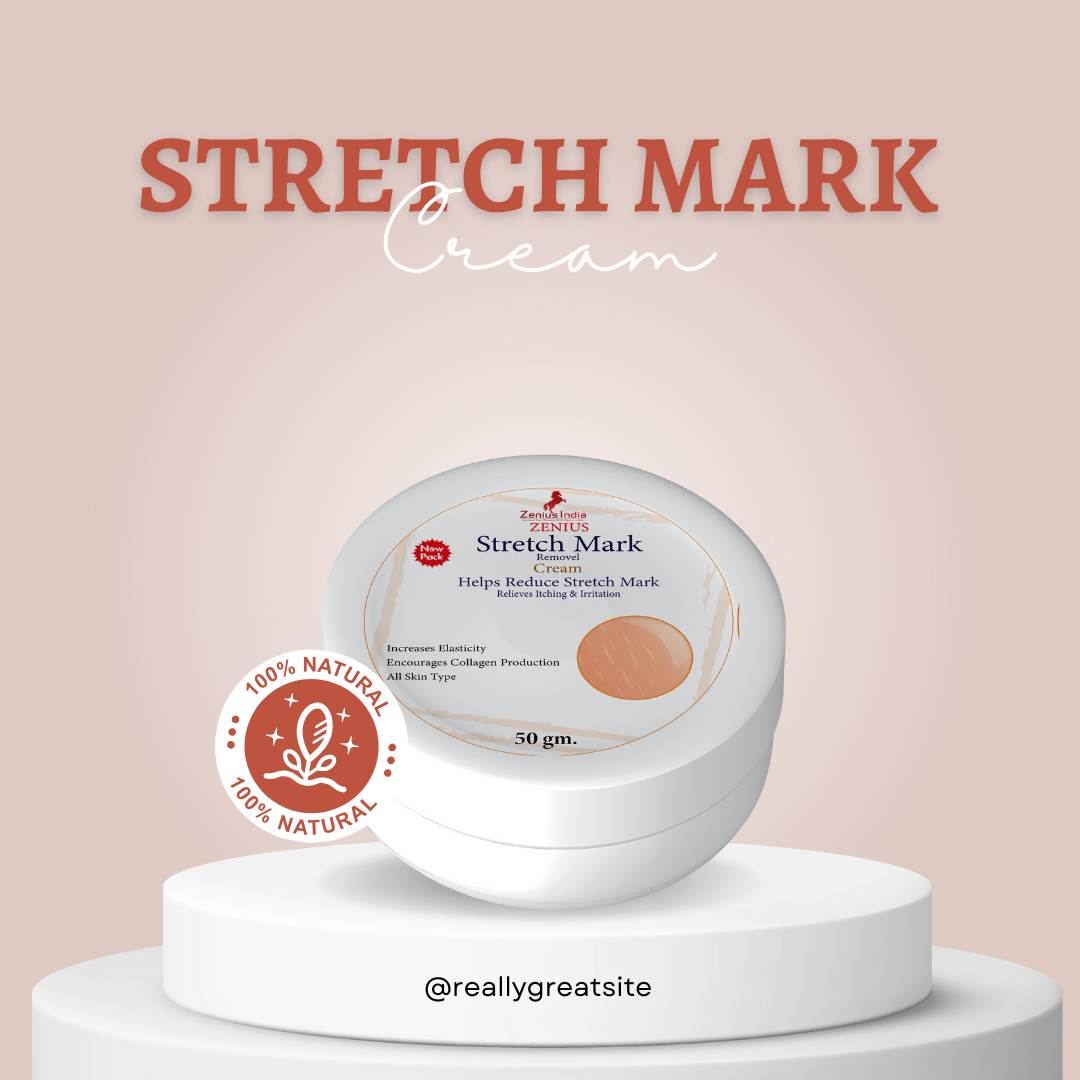 Zenius Stretch Mark Cream for All Skin Types-50G Cream - Zenius India