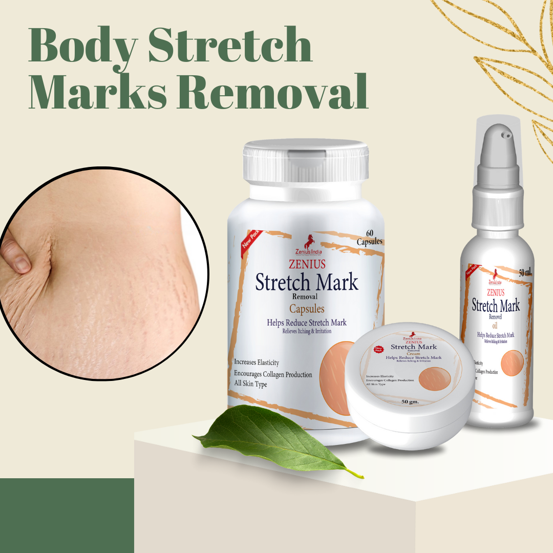 Zenius Stretch mark Combo for Body Stretch Marks Removal Medicine for Men & Women - Zenius India