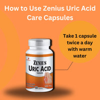 Zenius Uric Acid Care Capsule beneficial in uric acid level - 60 Capsules - Zenius India