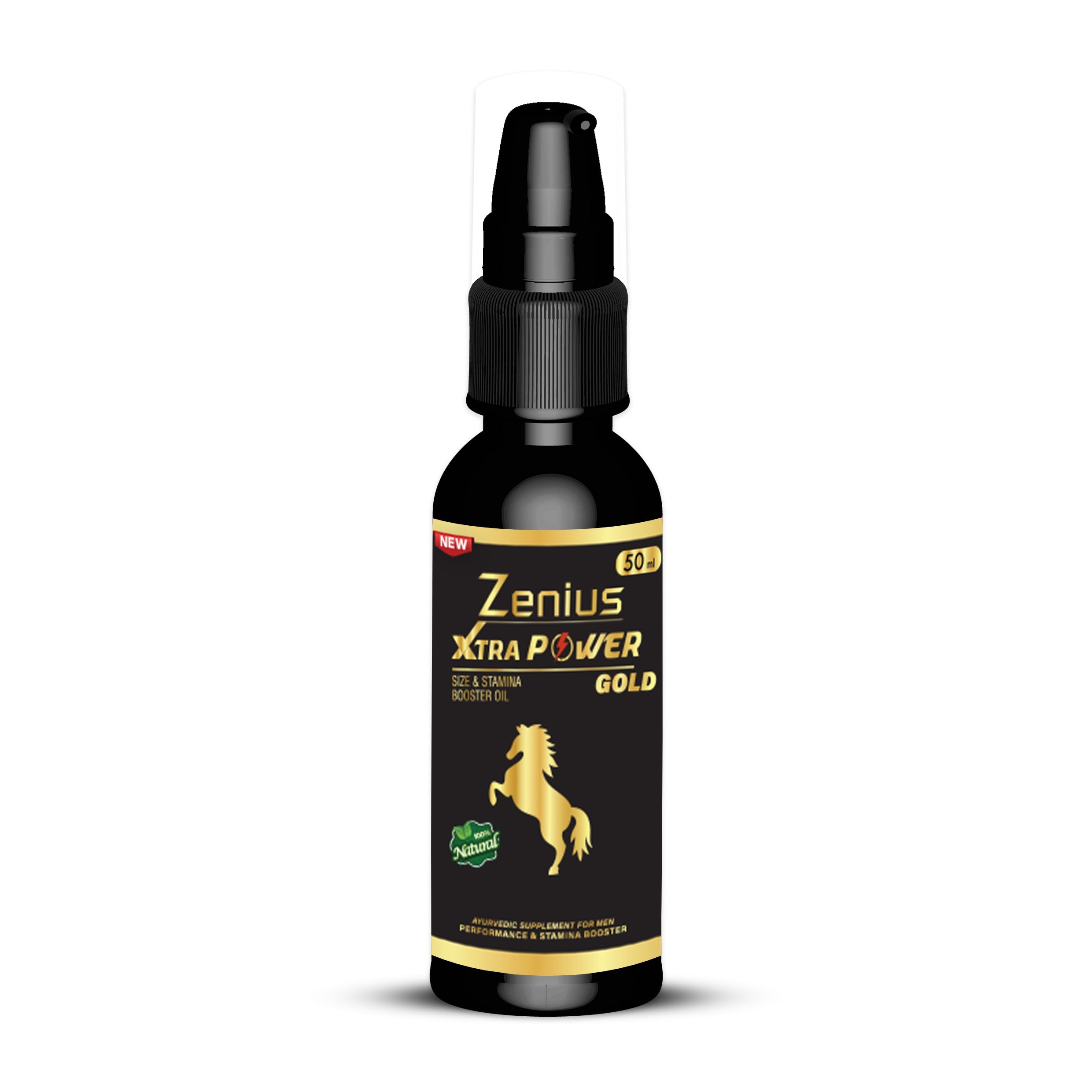 Zenius Xtra Power Gold Oil (50ml Oil) - Zenius India