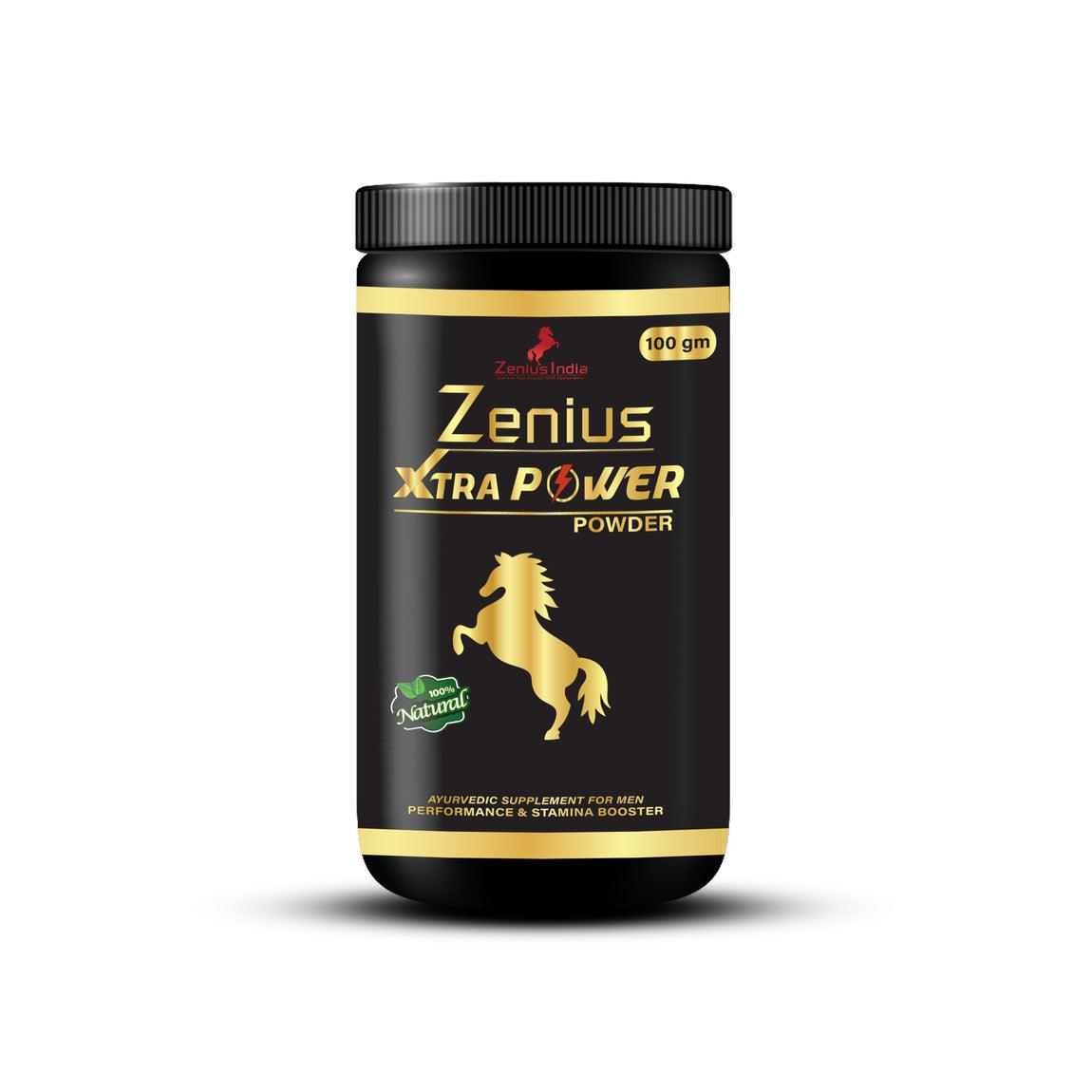 Zenius Xtra Power Powder for Sensual Health Supplements & Men power Booster- 100g - Zenius India