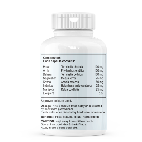 Zenius Hemo Plus Capsule for Piles Stop Capsule | Piles Treatment Medicine (60 Capsules) - Image 2