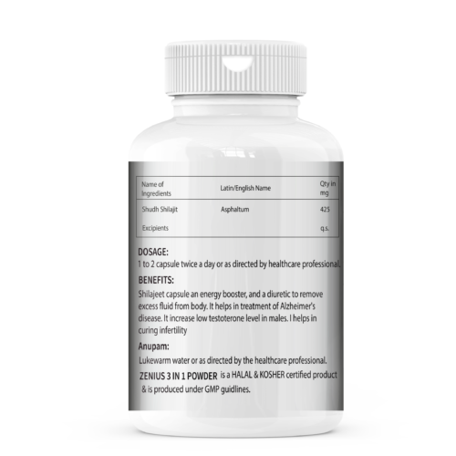 Zenius Shilajeet Power Capsule - Image 2
