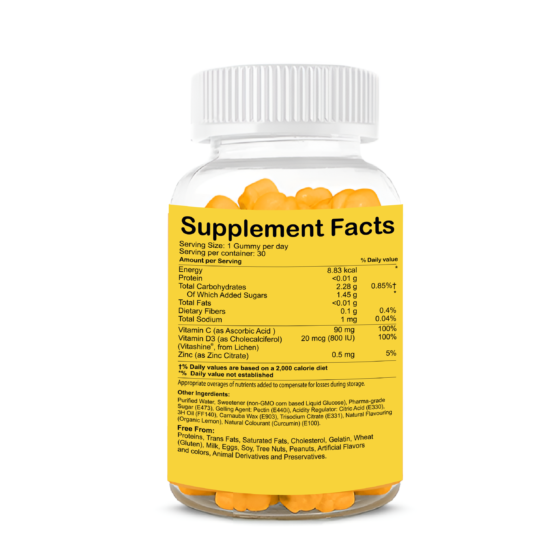 Zenius Vitamin C Lemon Gummies - Image 2