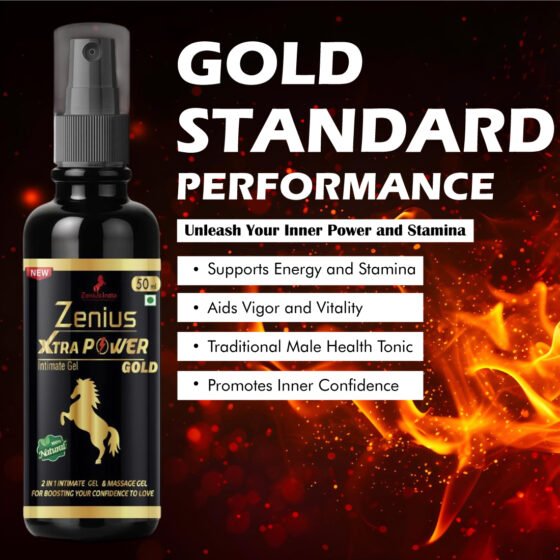 Zenius Xtra Power Gold Gel for Lubricant Gel for Men - Image 2