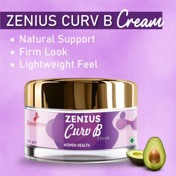 Zenius Curv B Cream | Breast Reduction Cream | Breast Tightening Cream | Boobs,  Breast Reduce Medicine (50G Cream) - Image 2