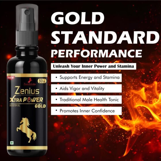 Zenius Xtra Power Gold Oil for Penis Enlargement Oil - Sex Oil - Image 2