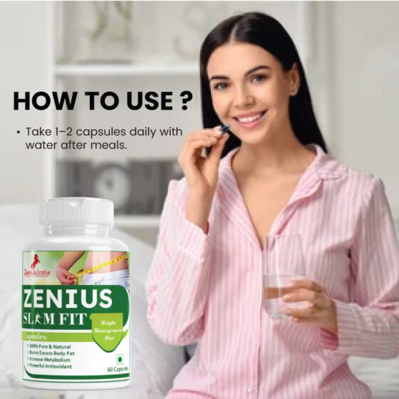 Zenius Slimfit 365 Capsules for Weight Loss, Fat Burner Supplement - Image 4