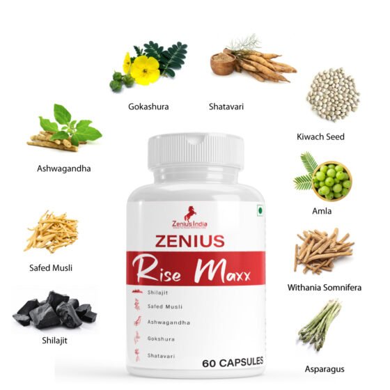 Zenius Rise Maxx Capsules for Immunity and Stamina Booster Capsule - Image 3