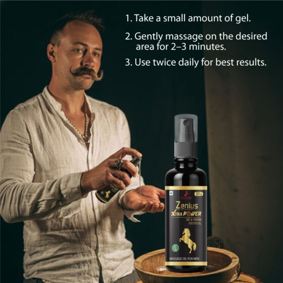 Zenius Xtra Power Oil – Herbal Solution for Men’s Health - Image 4
