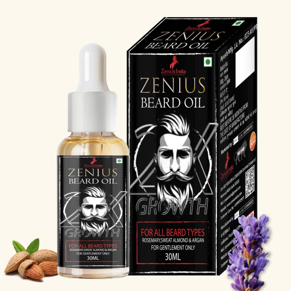 Zenius Beard Oil for Men Beard Hair Growth