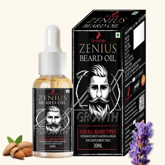 Zenius Beard Oil for Men Beard Hair Growth - Image 1