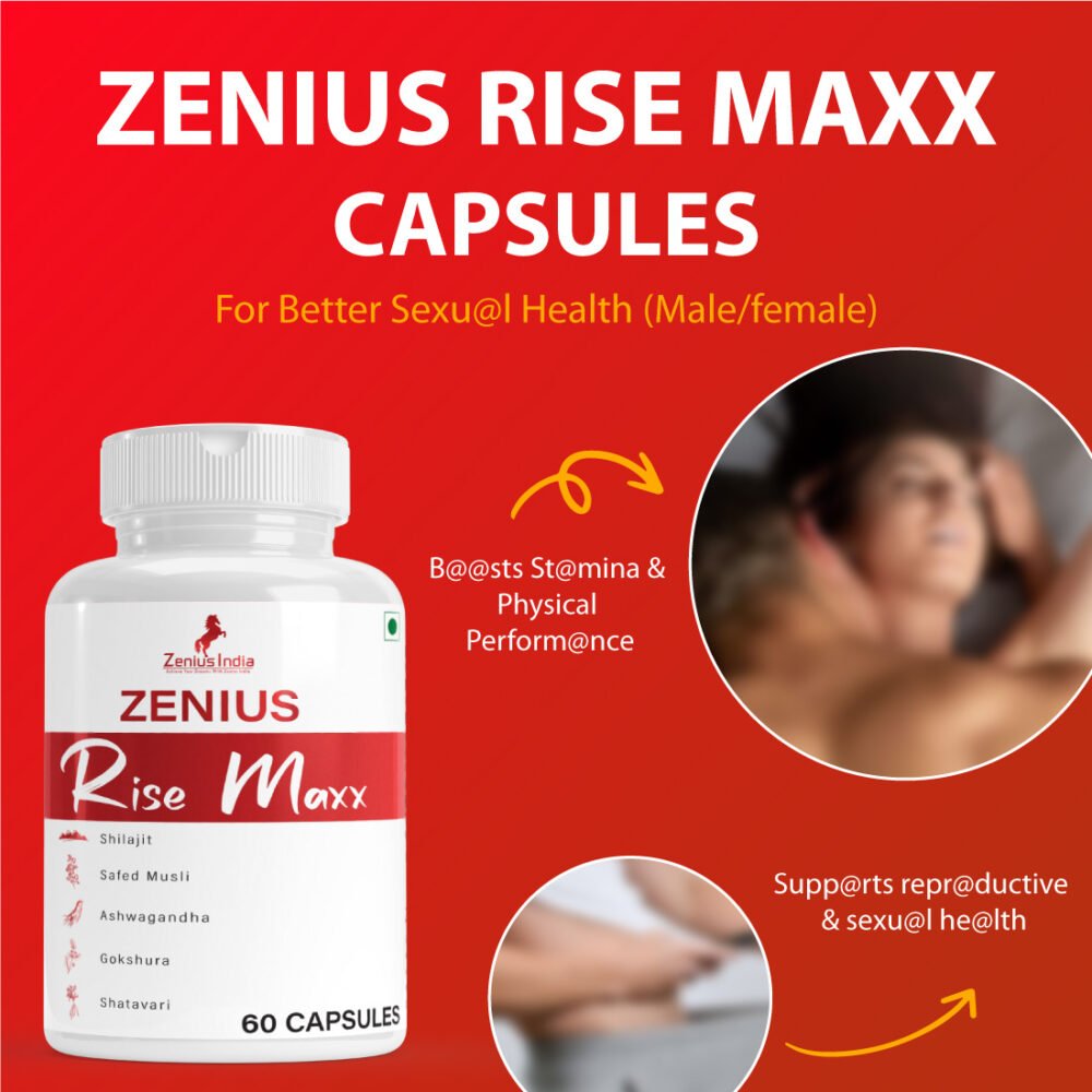 Zenius Rise Maxx Capsules for Immunity and Stamina Booster Capsule