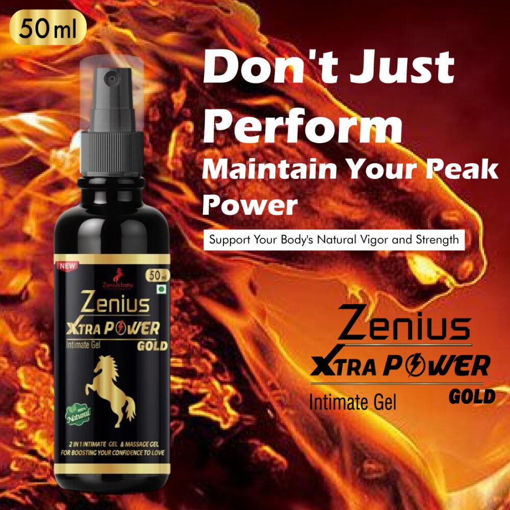 Zenius Xtra Power Gold Gel for Lubricant Gel for Men