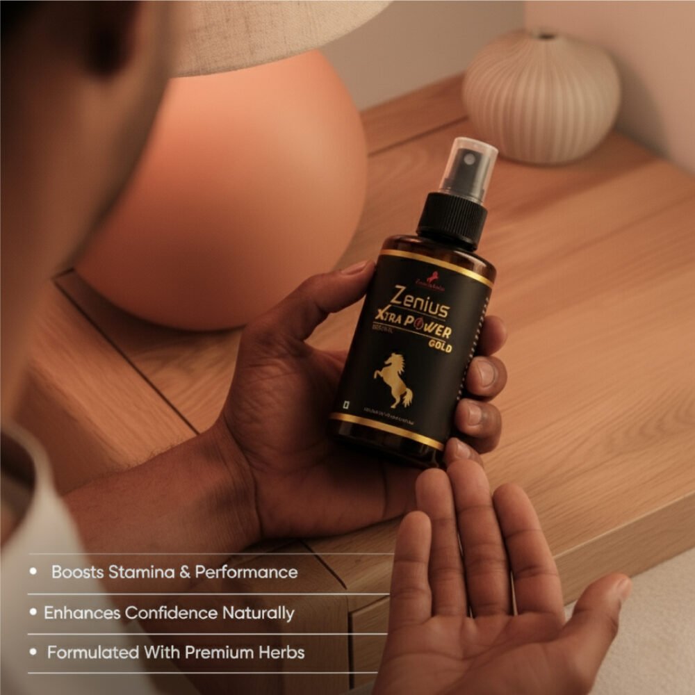 Zenius Xtra Power Gold Oil for Penis Enlargement Oil - Sex Oil