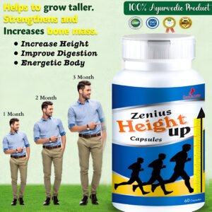 Zenius Height up Capsule for Height Increase Capsule | Height Enhancer Medicine (60 Capsules) - Image 4