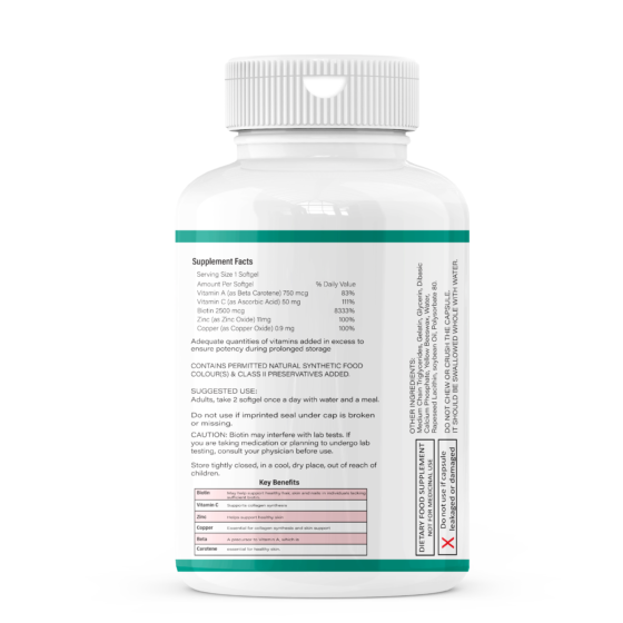 Zenius Skin Whitening Capsule for Dry Skin Glow Pack - Image 2