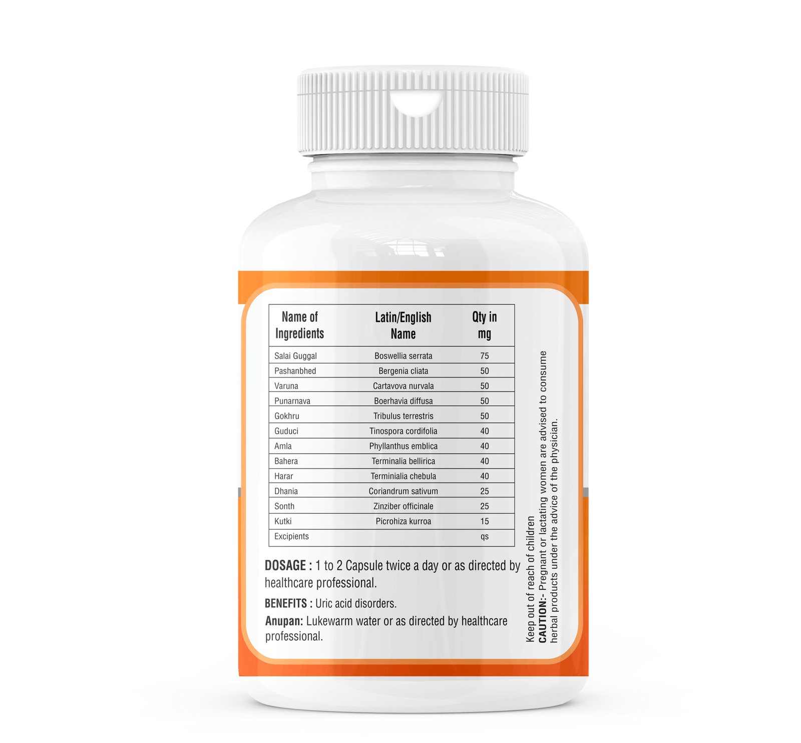 Zenius Uric Acid Care Capsule – Ayurvedic Joint Support Supplement - Image 2