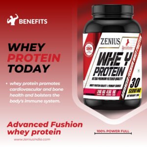 Zenius Whey Protein, 2 KG - Image 5