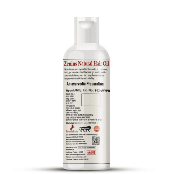Zenius Natural Hair growth oil for Stress Relief Strong Hair Hair Oil  - Image 3