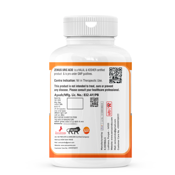 Zenius Uric Acid Care Capsule – Ayurvedic Joint Support Supplement - Image 3