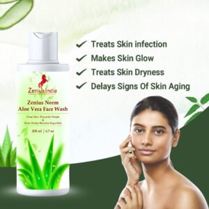 Zenius Neem Aloe Vera Face Wash for Anti Acne, Pimples & Oil Control Formula Face Wash - Image 6