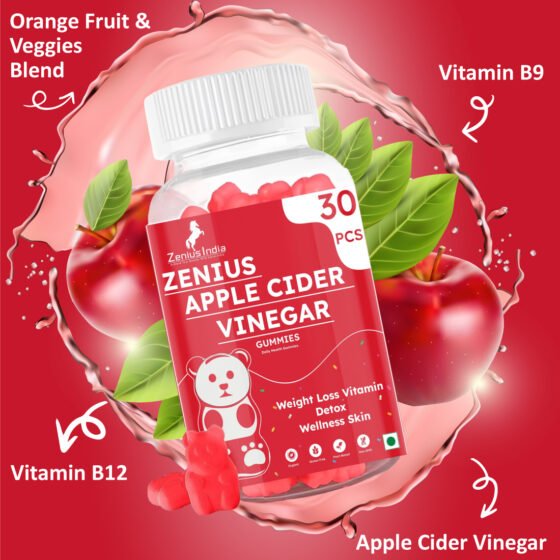 Zenius Apple Cider Vinegar Red Apple Gummies - Image 2