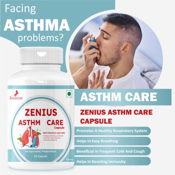 Zenius Asthma Care Capsule | Asthma Relief Capsule - Asthma Breathing Capsule - Image 2