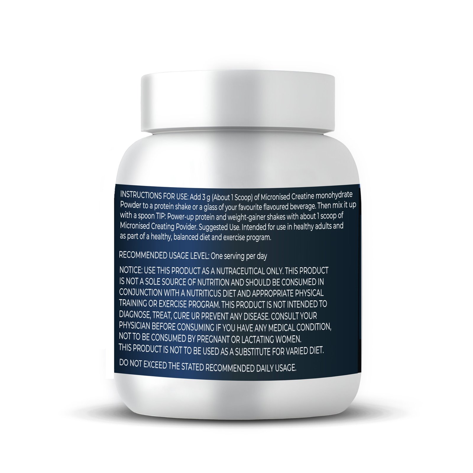 Zenius Creatine Monohydrate Powder - Image 2