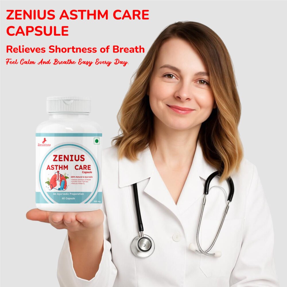 Zenius Asthma Care Capsule | Asthma Relief Capsule - Asthma Breathing Capsule