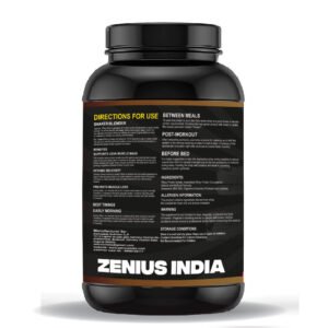 Zenius Whey Protein Chocolate Ice Cream, 1 KG - Image 3