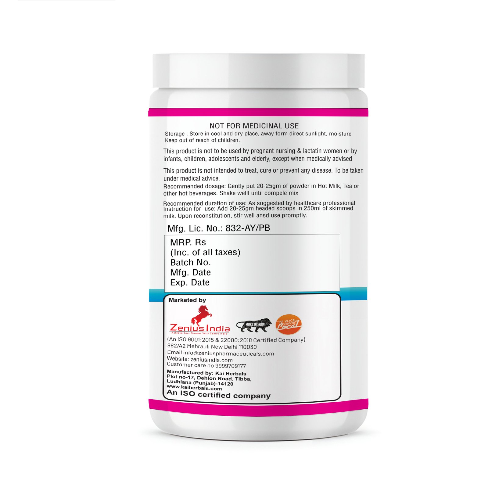 Zenius Women Health Powder | Women’s Health Protein Powder - Energy Booster for Women - Image 3