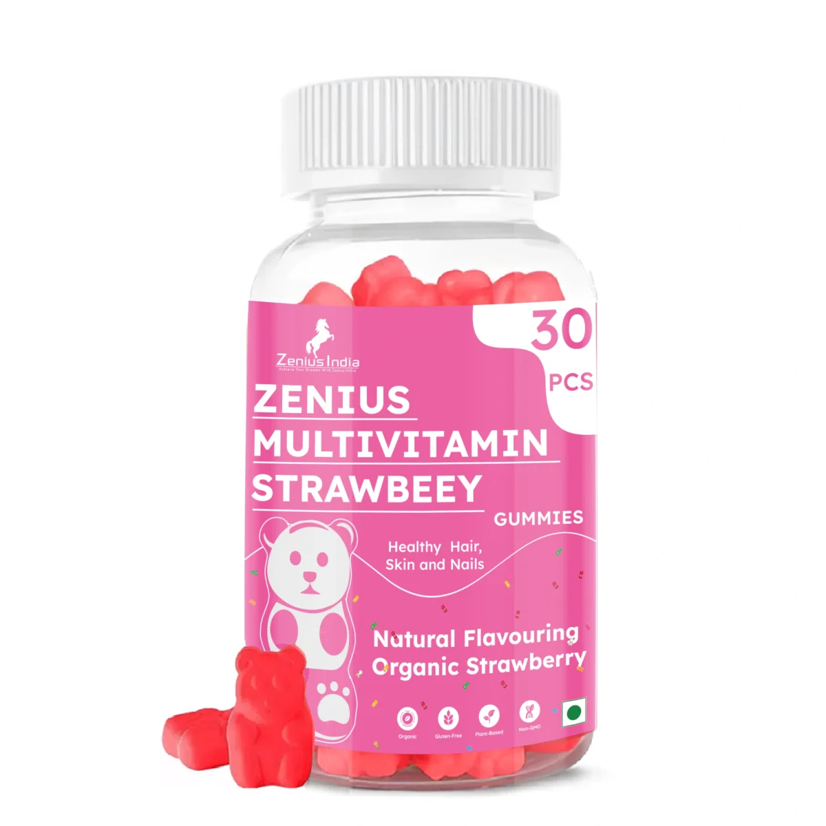 Zenius Multivitamin Strawberry Gummies