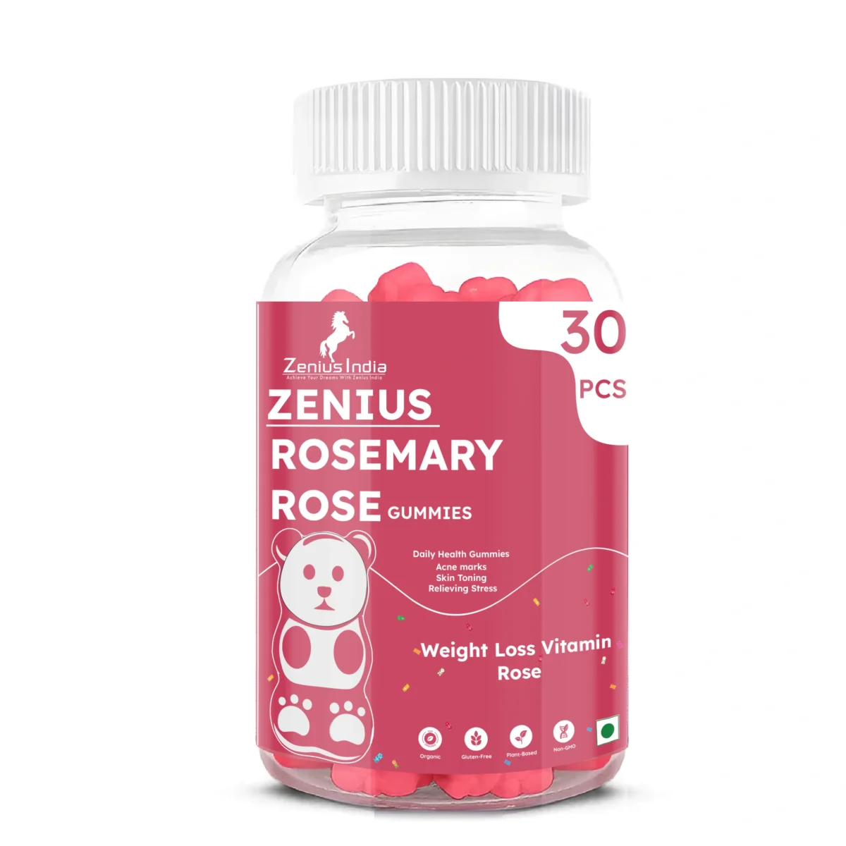 Zenius Rosemary Rose Gummies