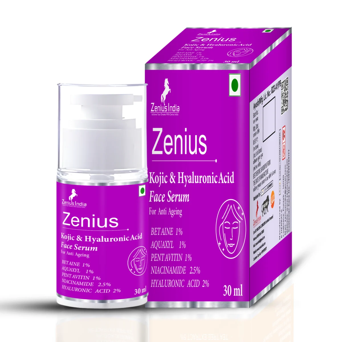 Zenius Kojic & Hyaluronic Acid serum