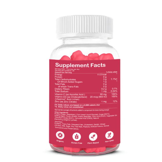 Zenius Vitamin C Lychee Gummies - Image 2