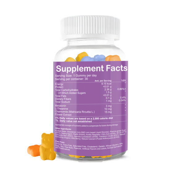 Zenius Melatonin Wild Berry Gummies - Image 2