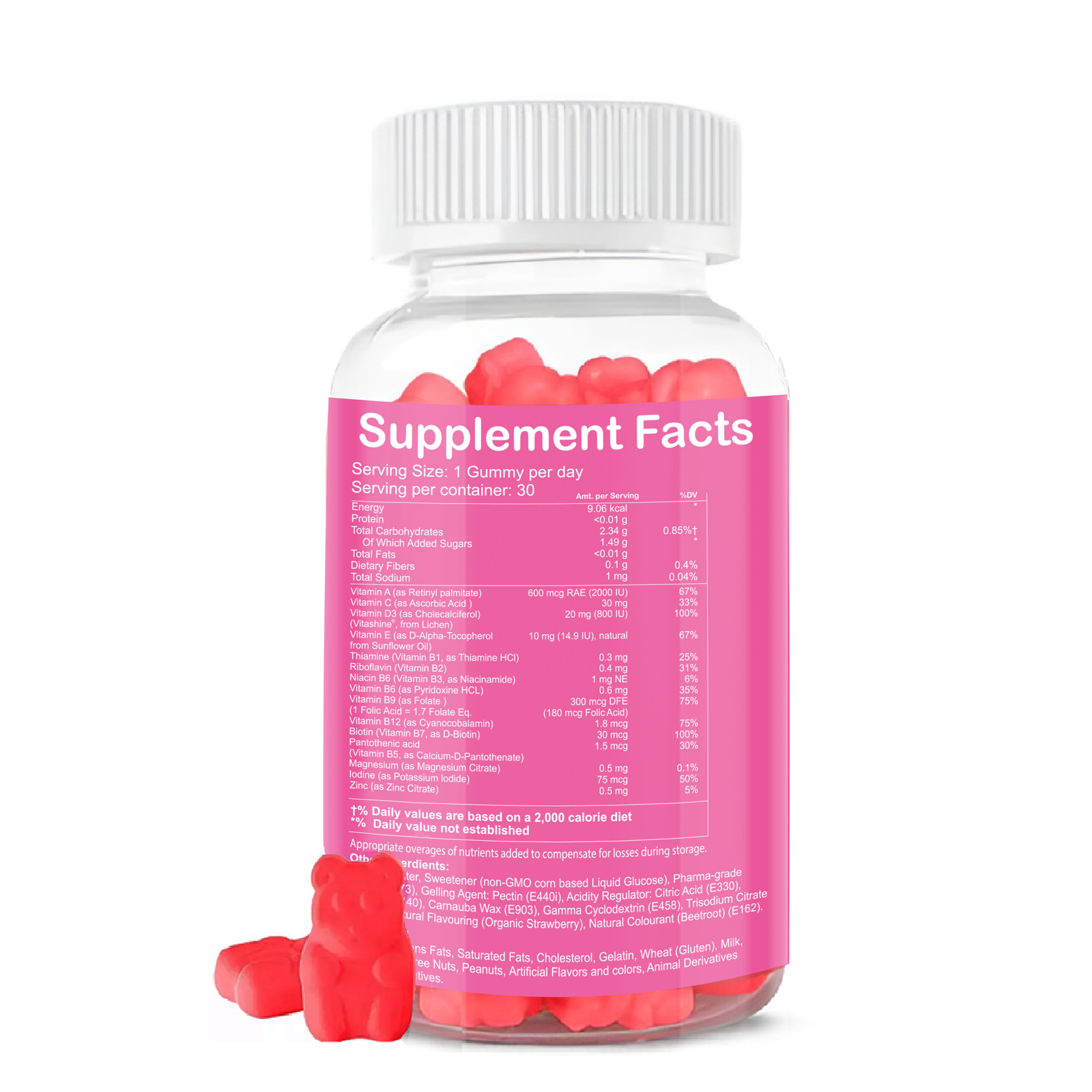 Zenius Multivitamin Strawberry Gummies - Image 2