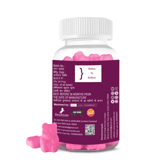 Zenius Ceramide Passion Fruit Gummies - Image 3